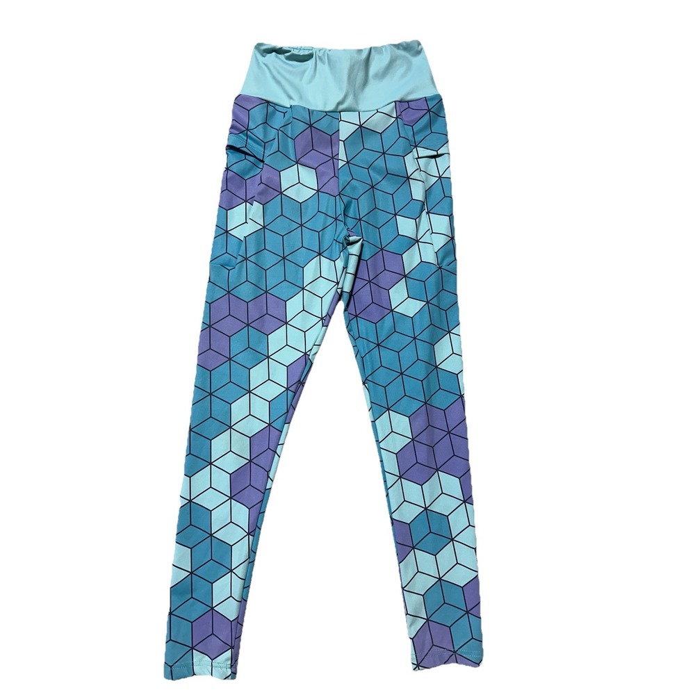 Loyalty Pet Products Blue Purple Cube Leggings Fur Resist Dog Grooming L Large